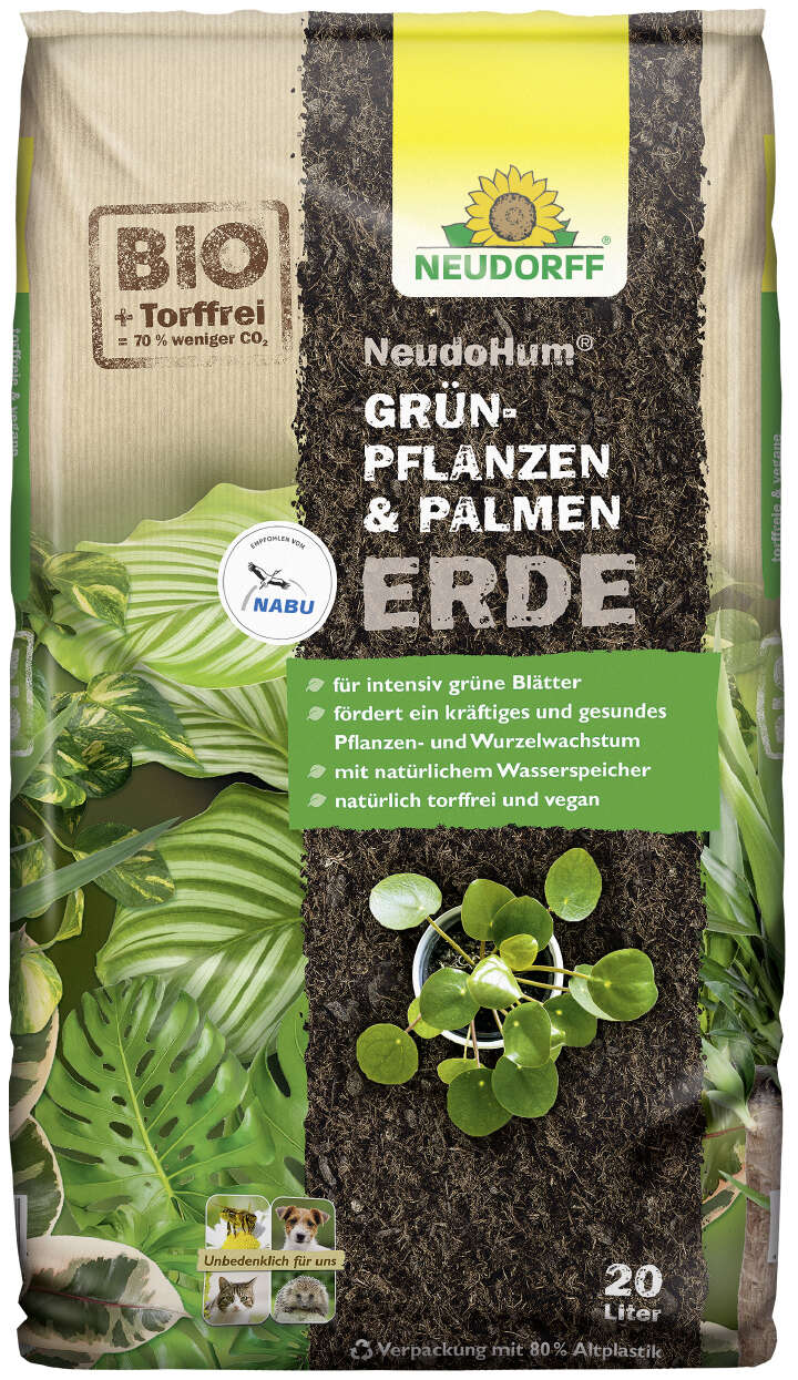 NEUDORFF NeudoHum Grünpflanzen- und Palmenerde torffrei